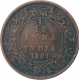 Copper One Twelfth Anna Coin of Victoria Empress of Calcutta Mint of 1901.