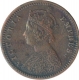 Copper One Twelfth Anna Coin of Victoria Empress of Calcutta Mint of 1901.