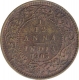 Copper One Twelfth Anna Coin of King Edward VII of Calcutta Mint of 1905.