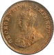 Bronze One Twelfth Anna Coin of King George V of Bombay Mint of 1928.