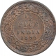 Copper Half Pice Coin of Victoria Empress of Calcutta Mint of 1895.