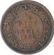 Copper Half Pice Coin of Victoria Empress of Calcutta Mint of 1898.