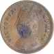 Copper Half Pice Coin of Victoria Empress of Calcutta Mint of 1899.