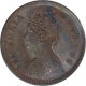 Copper Half Pice Coin of Victoria Empress of 1901.