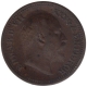 Bronze Half Pice Coin of King Edward VII of Calcutta Mint of 1908.