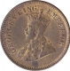 Bronze Half Pice Coin of King George V of Calcutta Mint of 1925.