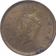 Bronze Half Pice Coin of King George VI of Calcutta Mint of 1939.