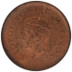 Bronze Half Pice Coin of King George VI of Calcutta Mint of 1940.