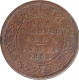 Copper One Quarter Anna Coin of Victoria Queen of Bombay Mint of 1862.