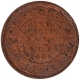 Copper One Quarter Anna Coin of King Edward VII of Calcutta Mint of 1906.