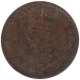 Copper One Quarter Anna Coin of King George V of Calcutta Mint of 1913.