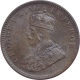 Copper One Quarter Anna Coin of King George V of Calcutta Mint of 1914. 