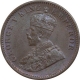 Copper One Quarter Anna Coin of King George V of Calcutta Mint of 1936.