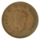 Bronze One Quarter Anna Coin of King George VI of Calcutta Mint of 1938.