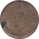 Bronze One Quarter Anna Coin of King George VI of Calcutta Mint of 1940.