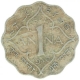 Copper Nickel One Anna Coin of King George VI of Bombay Mint of 1940.