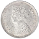 Silver Two Annas Coin of Victoria Queen of Calcutta Mint of 1862.