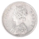 Silver Two Annas Coin of Victoria Queen of Bombay Mint of 1862.