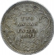 Silver Two Annas Coin of Victoria Empress of Calcutta Mint of 1891.