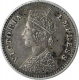 Silver Two Annas Coin of Victoria Empress of Bombay Mint of 1894.