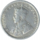 Silver Two Annas Coin of King George V of Calcutta Mint of 1911.