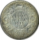 Silver Two Annas Coin of King George V of Calcutta Mint of 1915.