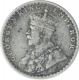 Silver Two Annas Coin of King George V of Calcutta Mint of 1916.