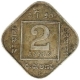 Copper Nickel Two Annas Coin of King George V of Bombay Mint of 1927.