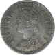 Silver Quarter Rupee Coin of Victoria Empress of Calcutta Mint of 1889.