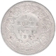 Silver One Quarter Rupee Coin of Victoria Empress of Calcutta Mint of 1890.