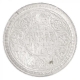 Silver Quarter Rupee Coin of King George VI of Bombay Mint of 1944.