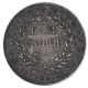 Silver Half Rupee Coin of Victoria Queen of Bombay Mint of 1840.