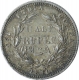 Silver Half Rupee Coin of Victoria Queen of Calcutta Mint of 1840.