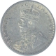 Silver Half Rupee Coin of King George V of Bombay Mint of 1919.