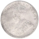 Silver Half Rupee Coin of King George V of Calcutta Mint of 1927.