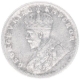 Silver Half Rupee Coin of King George V of Calcutta Mint of 1930.