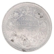 Silver One Rupee Coin of Victoria Queen of Bombay Mint of 1862.