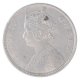 Silver One Rupee Coin of Victoria Queen of Bombay Mint of 1862.