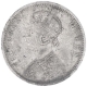 Silver One Rupee Coin of Victoria Queen of Bombay Mint of 1862.