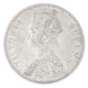 Silver One Rupee Coin of Victoria Queen of Bombay Mint of 1874.