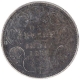 Silver One Rupee Coin of Victoria Empress of Bombay Mint of 1880.