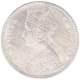 Silver One Rupee Coin of Victoria Empress of Bombay Mint of 1885.