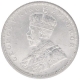 Silver One Rupee Coin of King George V of Calcutta Mint of 1919.