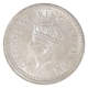 Silver One Rupee Coin of King George VI of Bombay Mint of 1944.