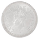 Silver One Rupee Coin of King George VI of Bombay Mint of 1945.