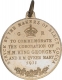 Medallion of Coronation of King George V and Queen Mary.