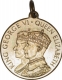 Medallion of Coronation of King George VI & Queen Elizabeth of Great Britan.