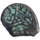 Copper Coin of Rudrasimha I of Western Kshatrapas.