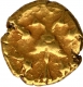 Gold Half Varaha Coin of Achyutharaya of Tuluva Dynasty of Vijayanagara Empire.