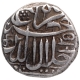 Silver Half Mahmudi Coin of Akbar of Mulhar Mint.